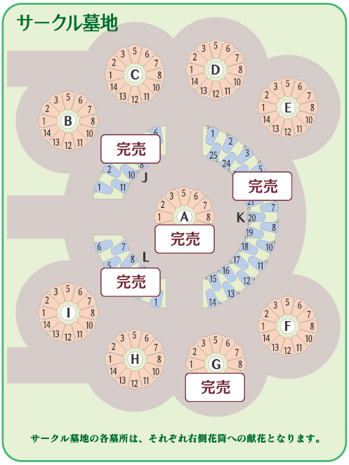 サークル墓地マップ